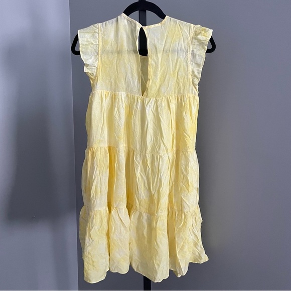English Factory Tiered Dress with Ruffle Sleeves Size XS - Picture 2 of 5